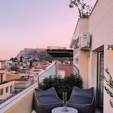 Heated Plunge Pool & Firepit Acropolis Penthouse Apartment Athens Exterior photo