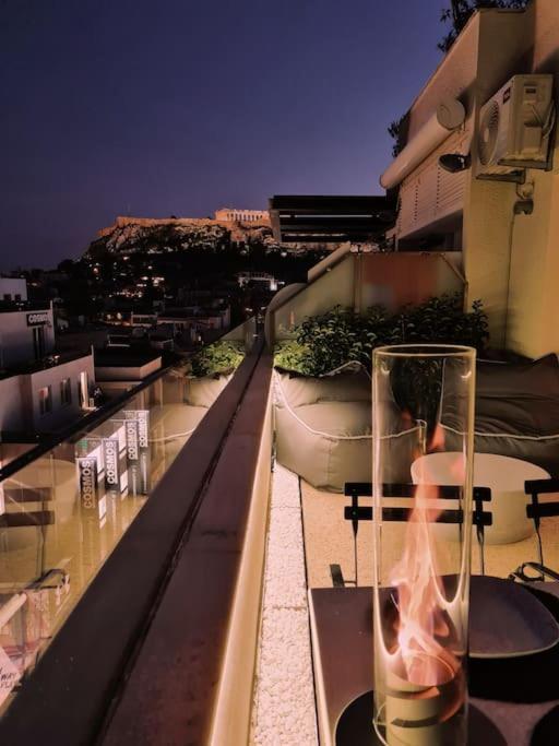 Heated Plunge Pool & Firepit Acropolis Penthouse Apartment Athens Exterior photo